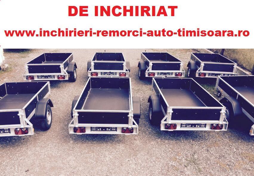 Inchiriez toata gama de remorci si platforme auto 75 ron/zi /Tel 0722237361