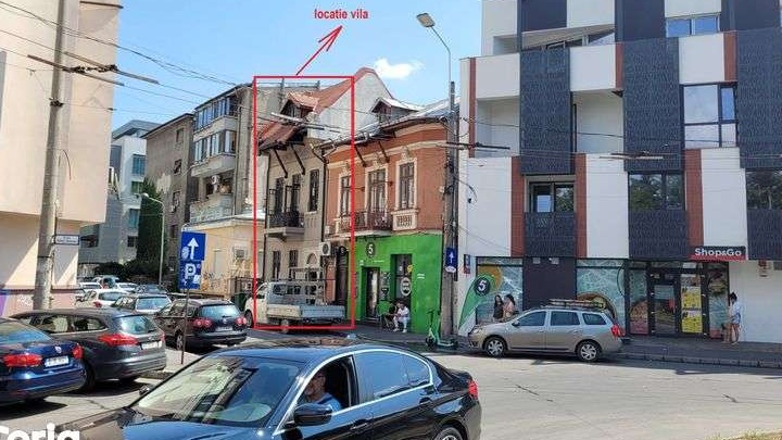Închiriez  vilă 225 mp în zona Victoriei cu un MASIV VAD COMERCIAL