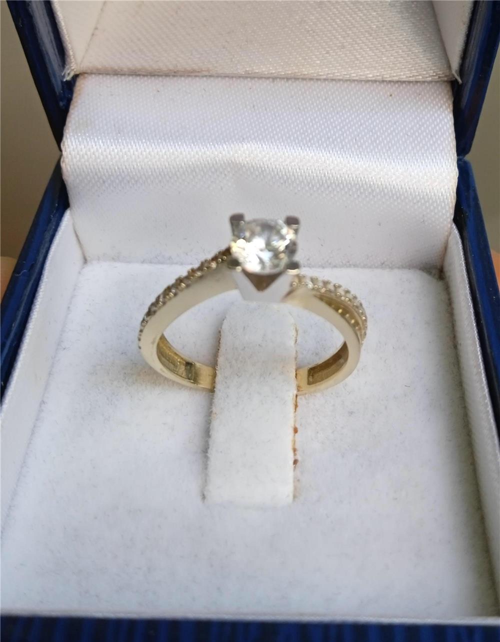 Inel aur 14 K, 2,3 grame, mărime mica