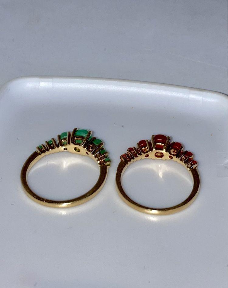 Inel aur 18kt.cu carneola