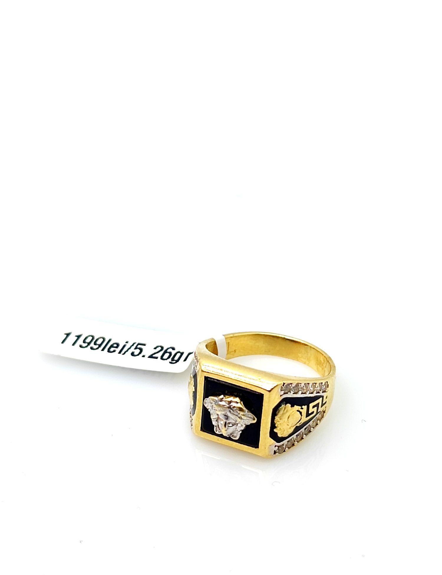 Inel bărbătesc din aur 14k 585