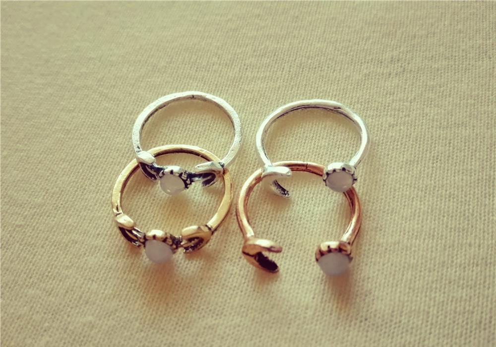 Inele vintage gold/silver