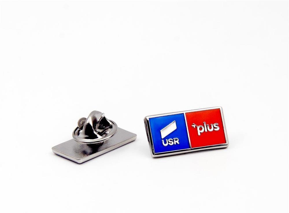 Insignă metalică de rever USR Plus