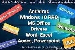 Instalare Windows 11,10 la domiciliu drivere office programe si online