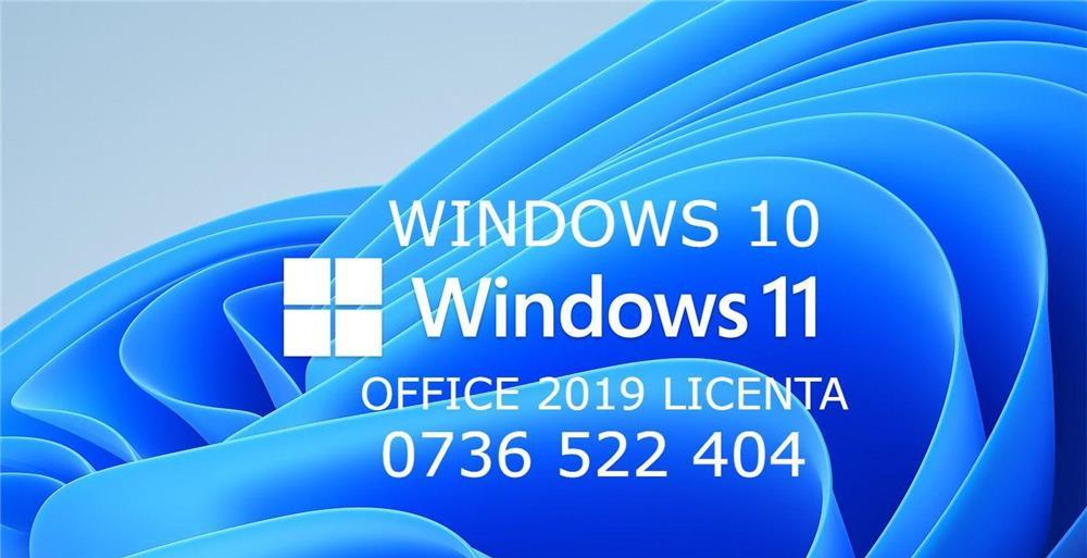 Instalari Windows 11*10 *Office 2019 *OBS la domiciliul clientului