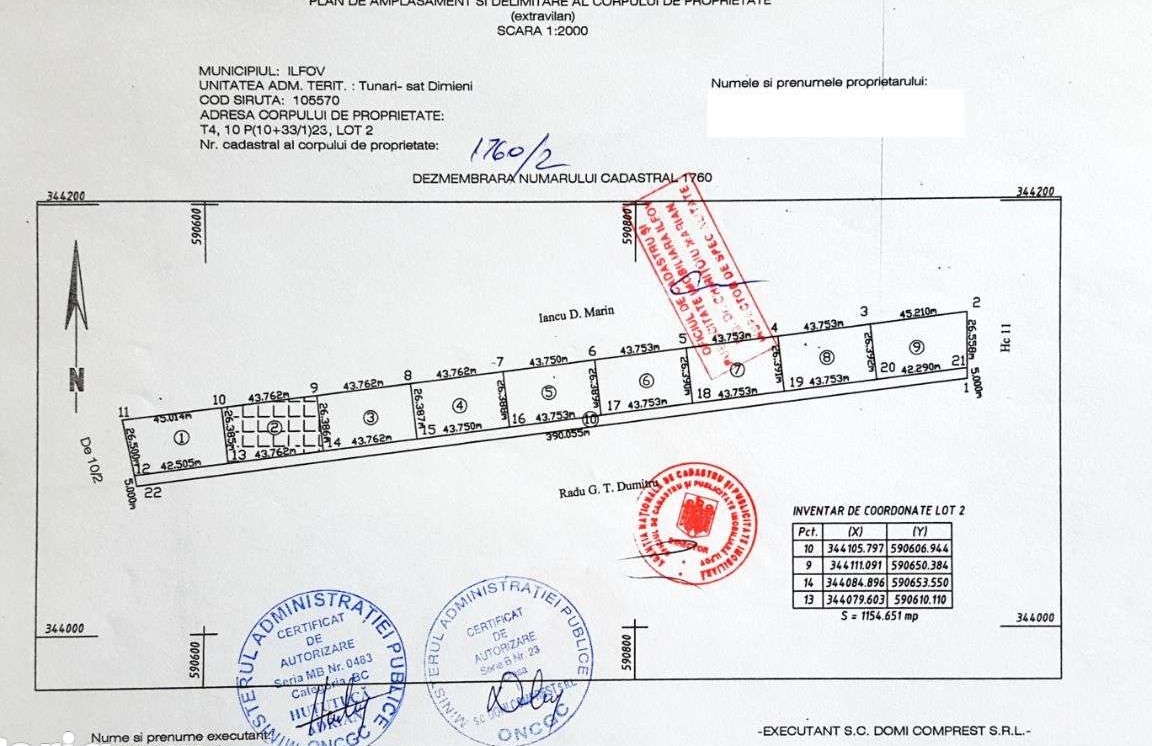 Investitie in locatie deosebita: 1150mp utili, intravilan!