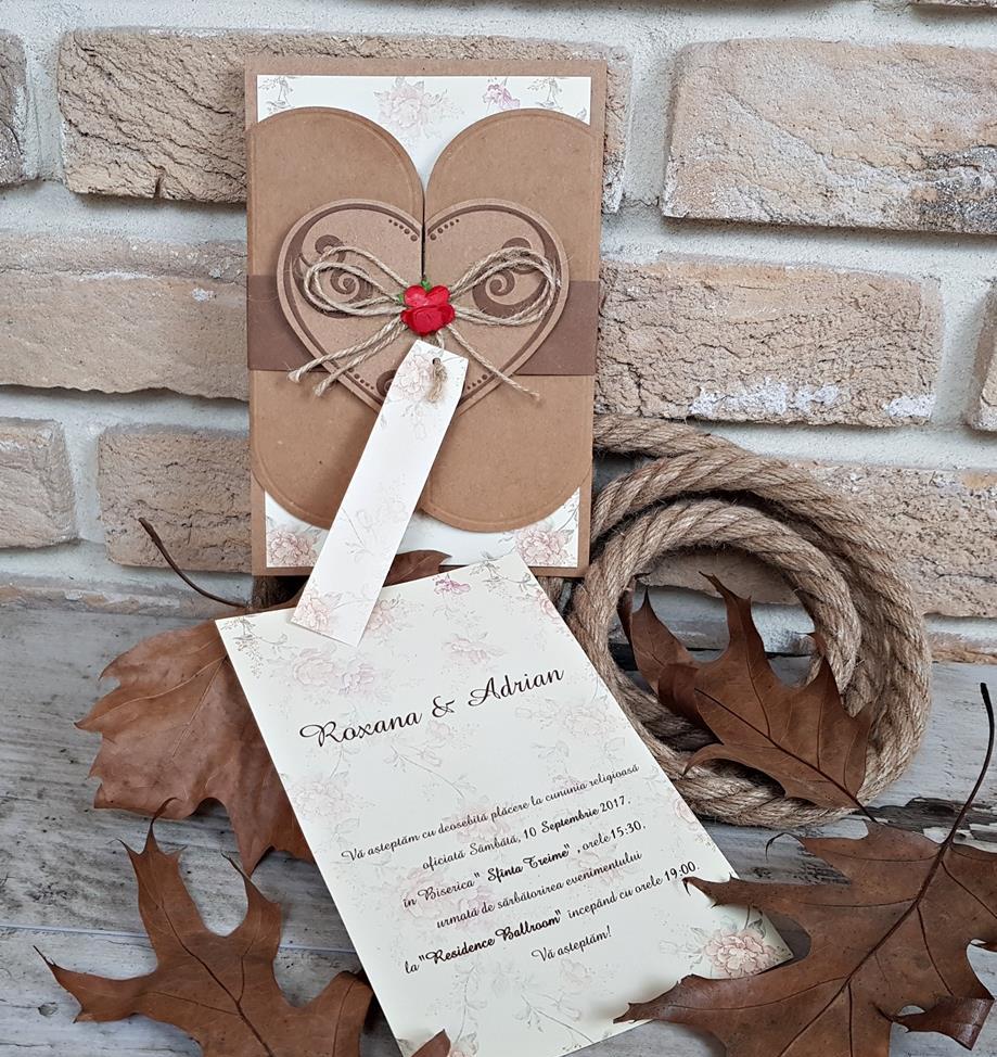 Invitatii nunta - sticle nunta, pungi nunta