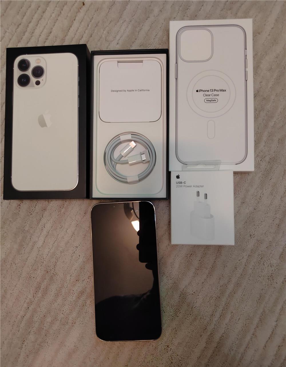 IPhone 13 Pro Max,  256GB, silver, NOU