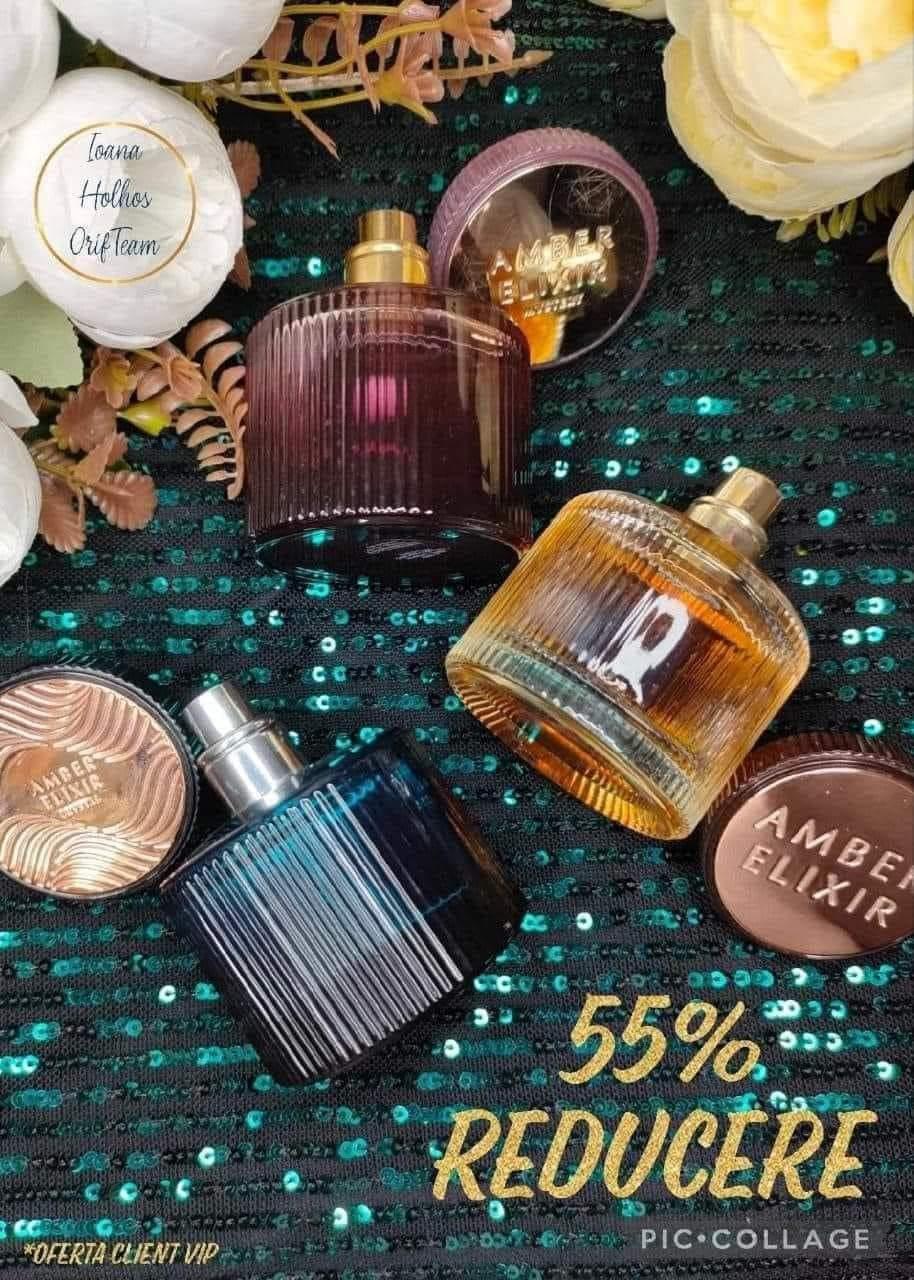 Iubești parfumul Amber Elixir ❓  Profita atunci de cea mai buna oferta a anului‼️ Transport gratuit😘🚛