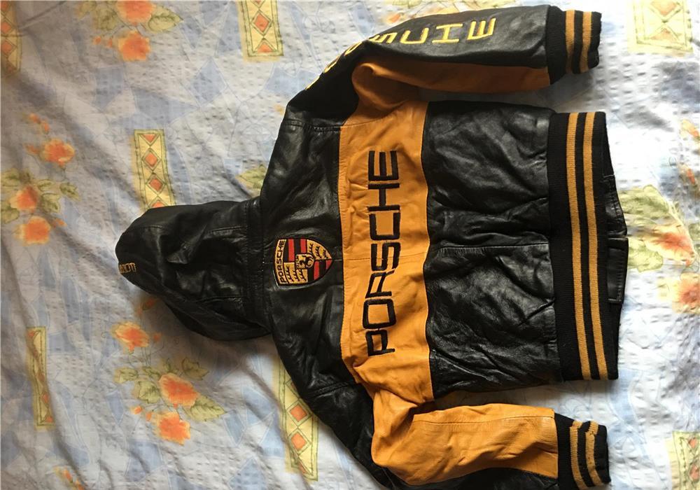 Jacheta Porsche din piele naturală