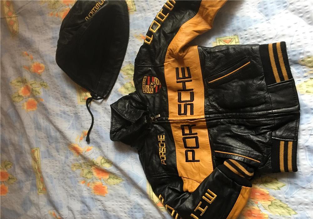 Jacheta Porsche din piele naturală