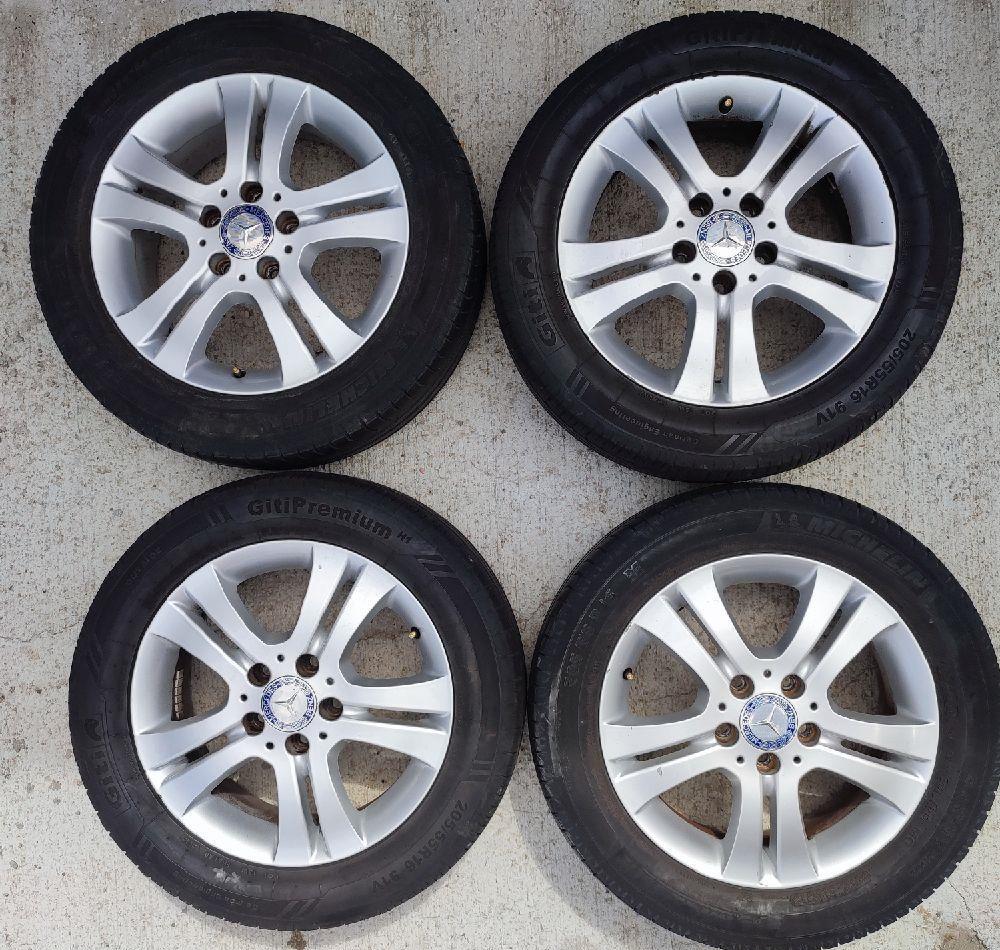 Jante 6J16 5*112 cu cauciucuri vara michelin energy