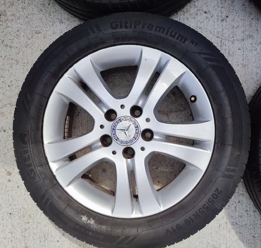 Jante 6J16 5*112 cu cauciucuri vara michelin energy