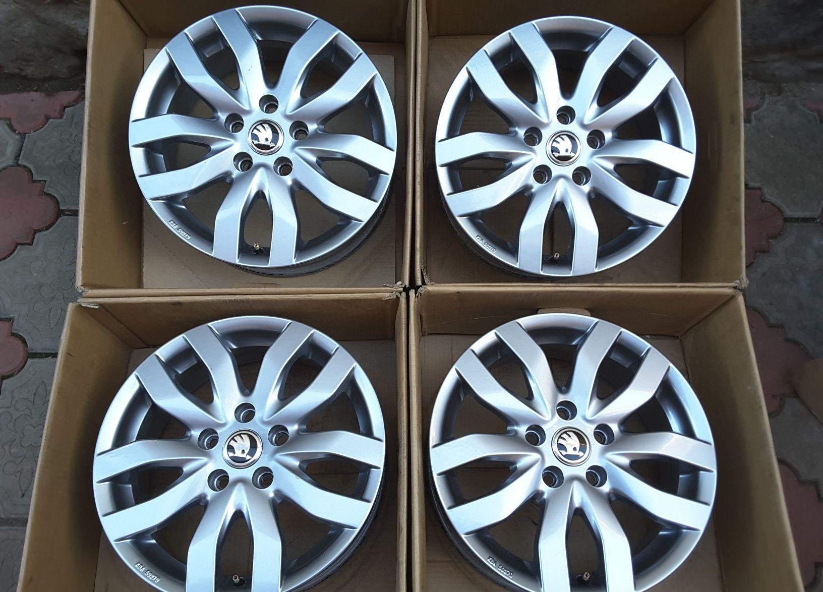 jante aliaj 16; 5x112; Skoda Octavia 2, Octavia 3, 4, Superb