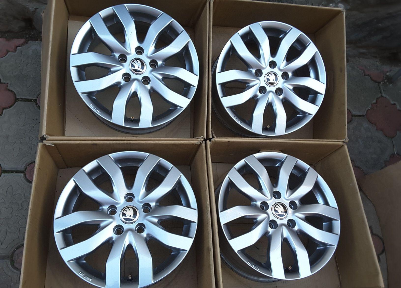 jante aliaj 16; 5x112; Skoda Octavia 2, Octavia 3, 4, Superb