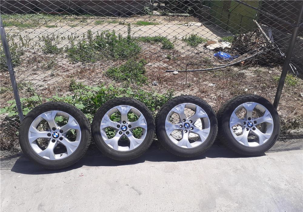 jante aliaj r17 bmw  5x120 cauciucuri noi iarna m+s 225/50/17/86H (dot 23/2020) impecabile