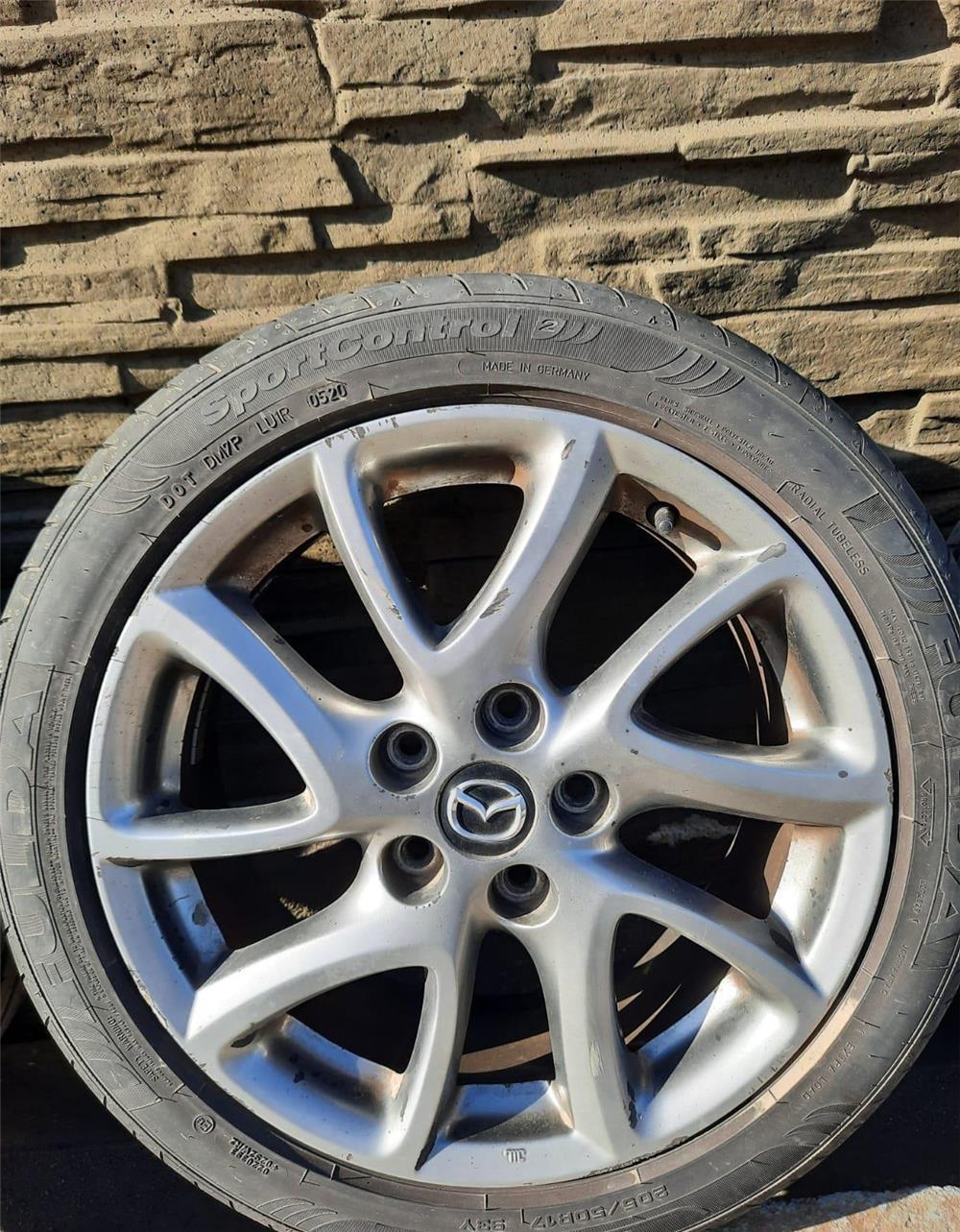 Jante aliaj R17 MAZDA 3 MK2 an 2013 cu anvelope