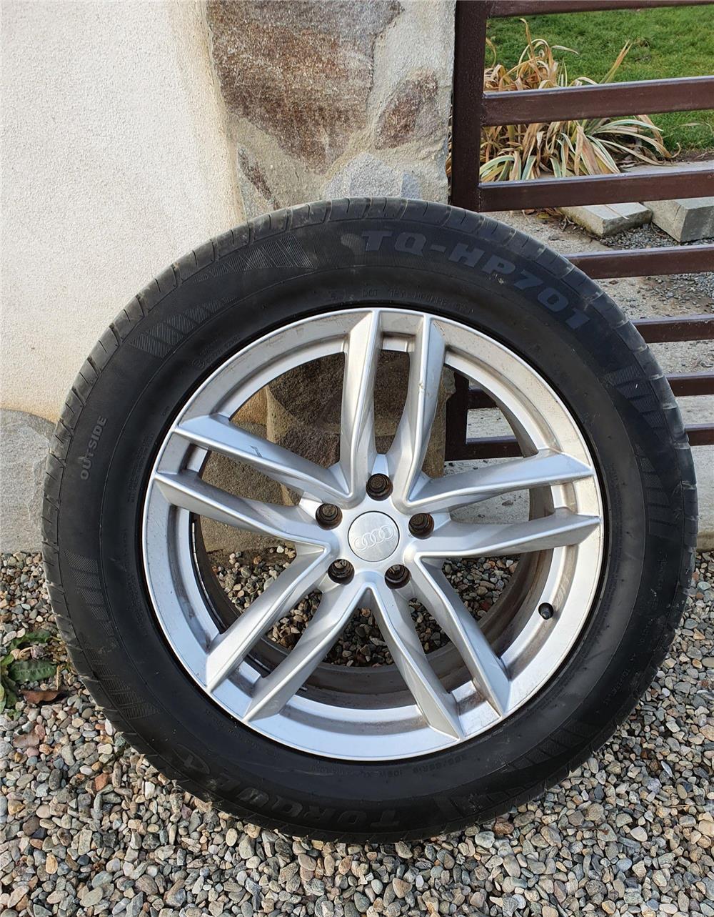 Jante aliaj VW Audi Skoda Seat Mercedes pe 18 cauciucuri vara 255 55 18