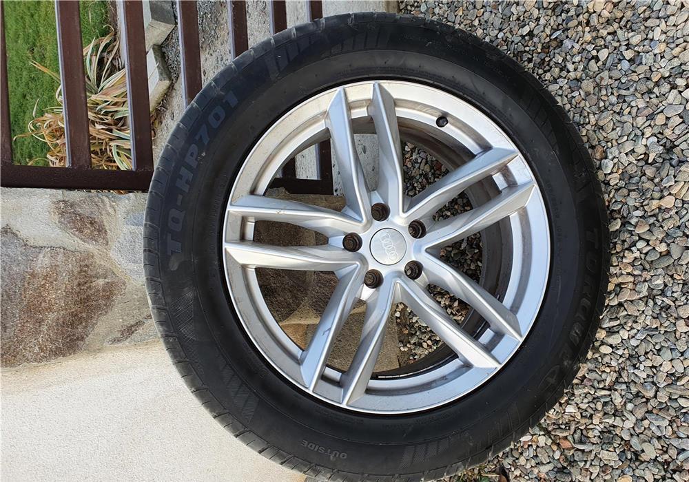 Jante aliaj VW Audi Skoda Seat Mercedes pe 18 cauciucuri vara 255 55 18