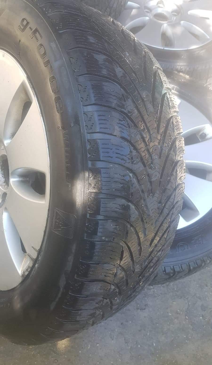 Jante Audi cu anvelope de iarna pe 16