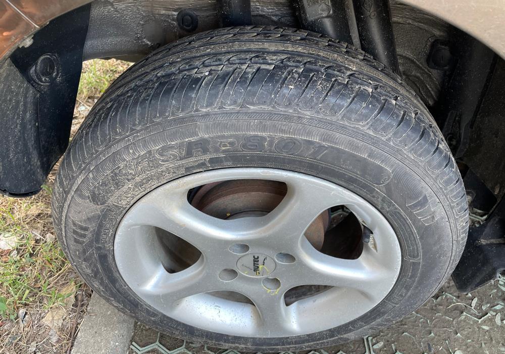 Jante autec aliaj+anvelope pentru logan/sandero