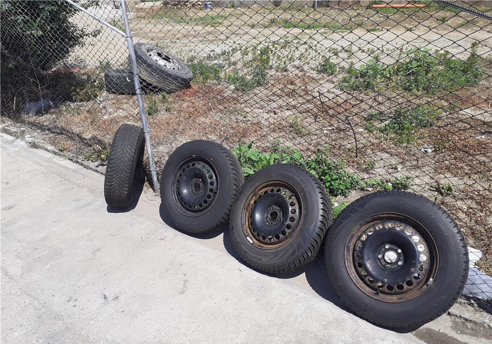 JANTE TABLA R16 CU CAUCIUCURI NOI DE IARNA (195/70/16)  5X105 OPEL MOKKA  OPEL ASTRA J OPEL ASTRA K