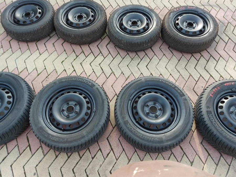Jante VW 5x112 cu cauciucuri 195 65 15 M+S
