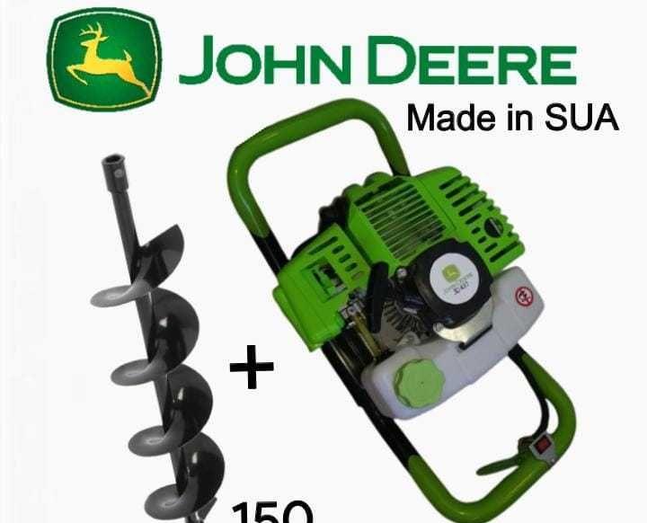 John Deere Motoburghiu JD437 Motoforeza pamant + burghiu 150mm