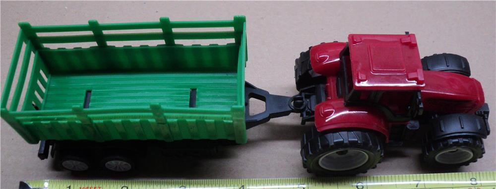 Jucarie tractor cu remorca