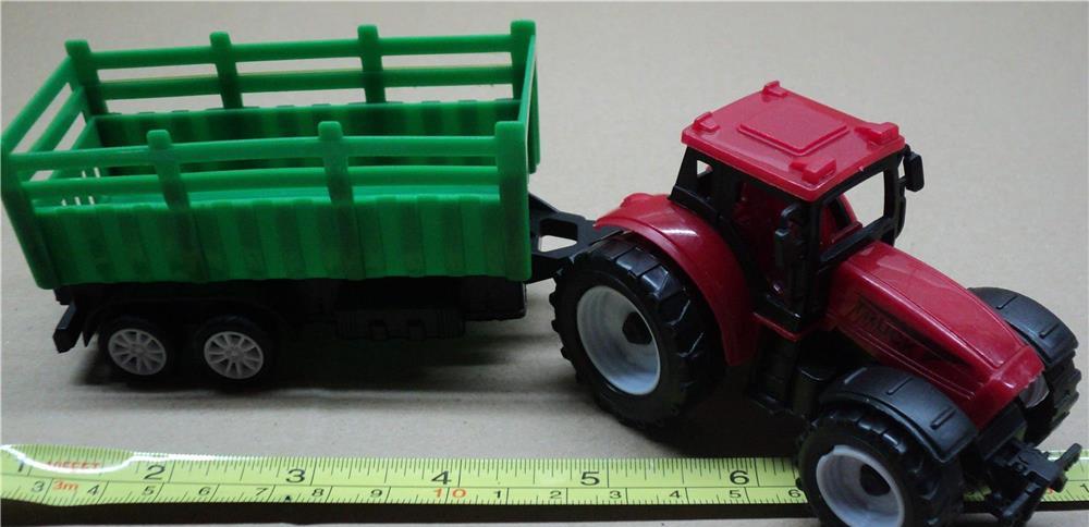 Jucarie tractor cu remorca