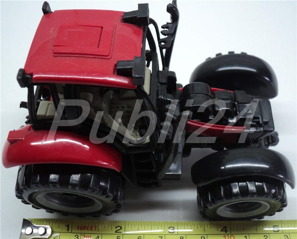 Jucarie Tractor Rosu cu suspensii articulate