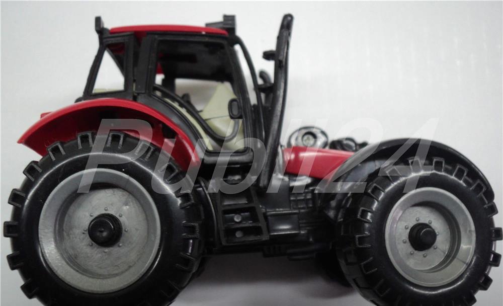 Jucarie Tractor Rosu cu suspensii articulate
