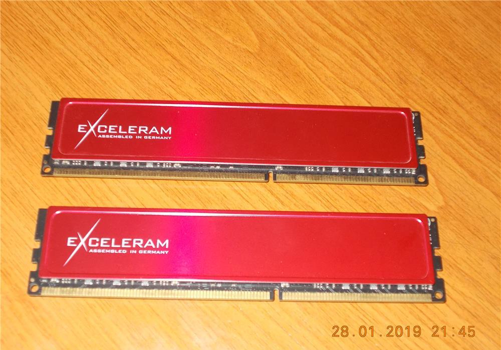 Kit Memorii DDR3 Excelram 2 module de 2 Gb.