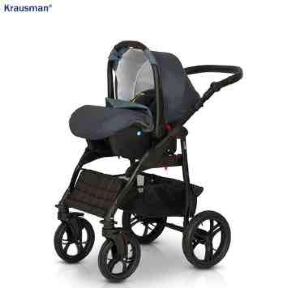 Krausman   Carucior 3 In 1 Combi Green