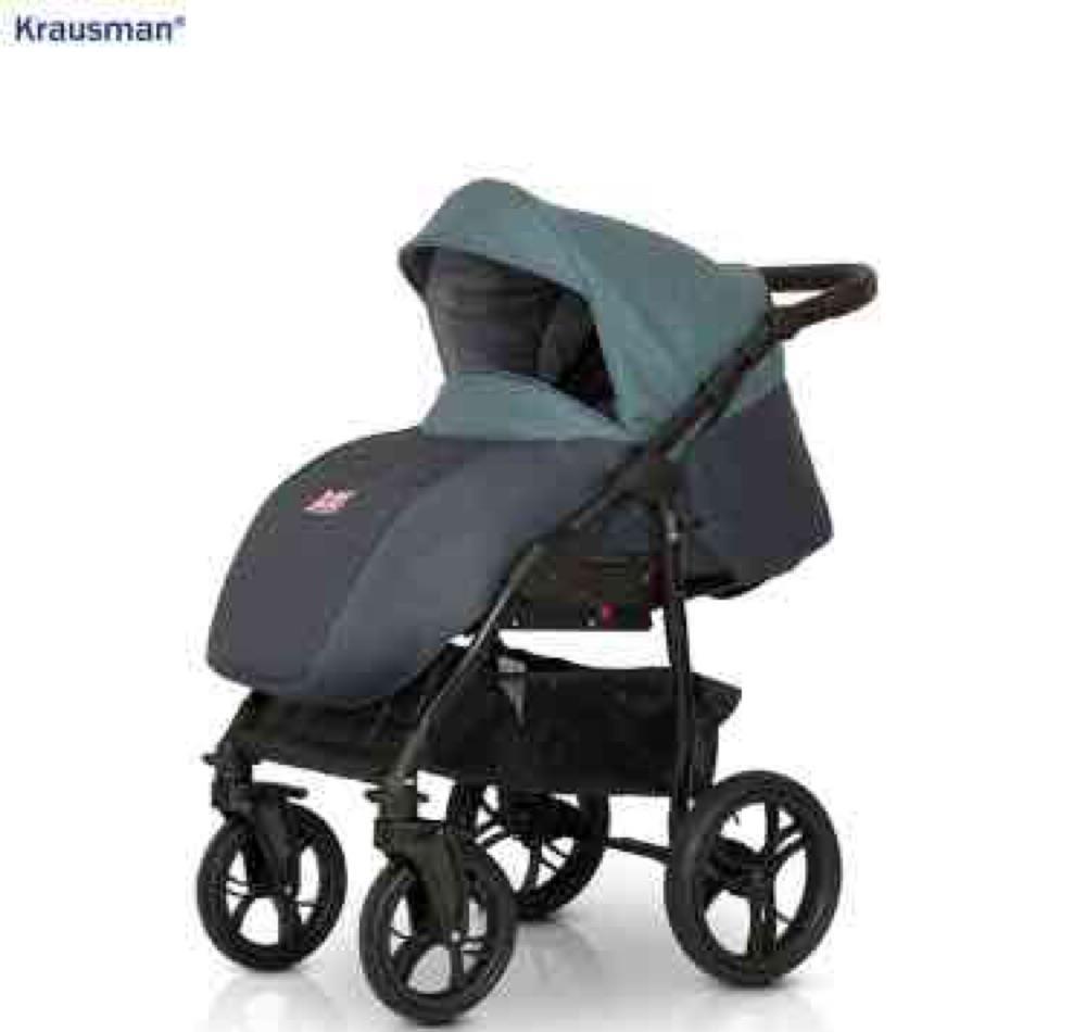 Krausman   Carucior 3 In 1 Combi Green