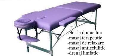 La domiciliu! Masaj terapeutic, relaxare, anticelulitic, reflexoterapie, energetic