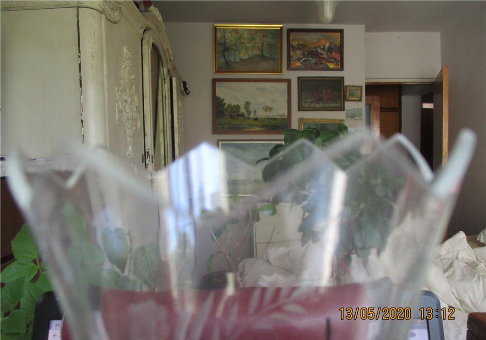 lampa gaz cu sticla gravata