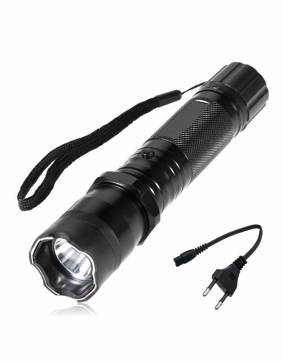 Lanterna electrosoc MRG N-1101, LED, Aluminiu, Reincarcabila C350