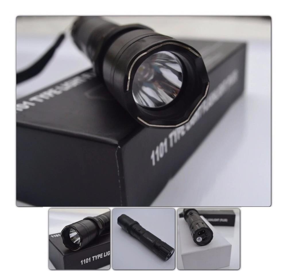 Lanterna electrosoc MRG N-1101, LED, Aluminiu, Reincarcabila C350