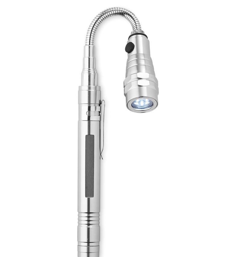 Lanterna LED telescopica, cu cap magnetic : pt. meseriasi = cadoul ideal // + bonus