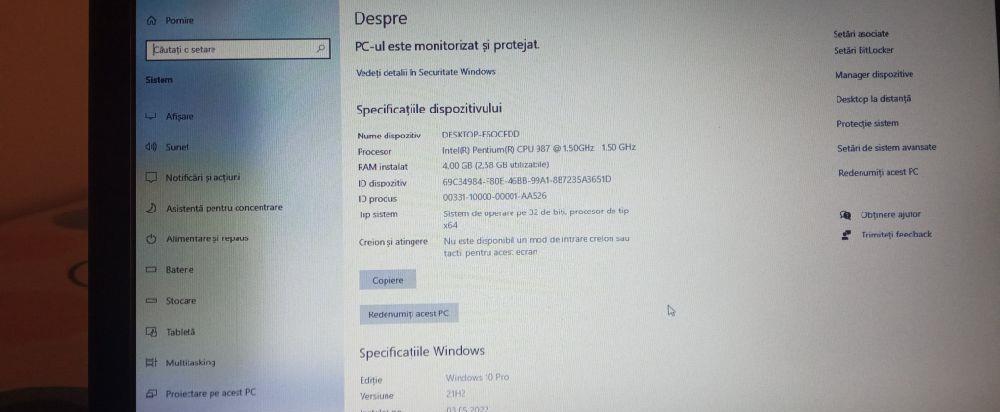 Laptop Acer aspire 756