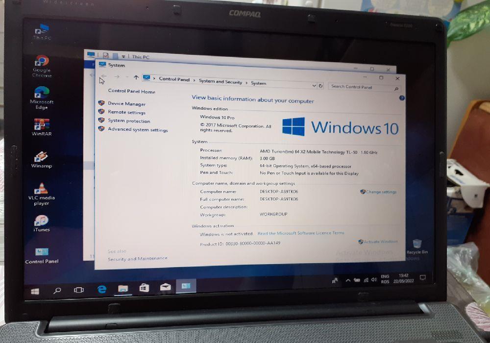 Laptop Compaq presario F 600
