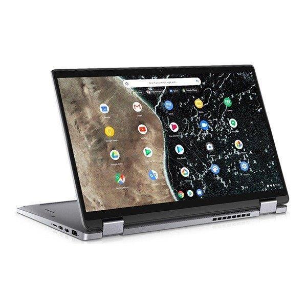Laptop Dell 7410 2 in 1 Touchscreen, i5, 8GB DDR4, SSD 128GB nou + geanta Samsonite, garantie
