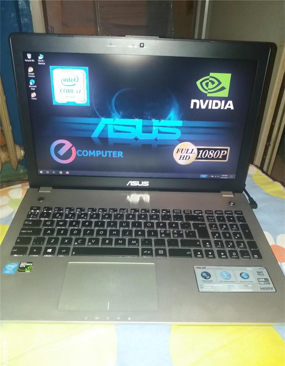 Laptop Gaming ieftin ASUS i7 4700k SLIM , METALIC. 1800 lei