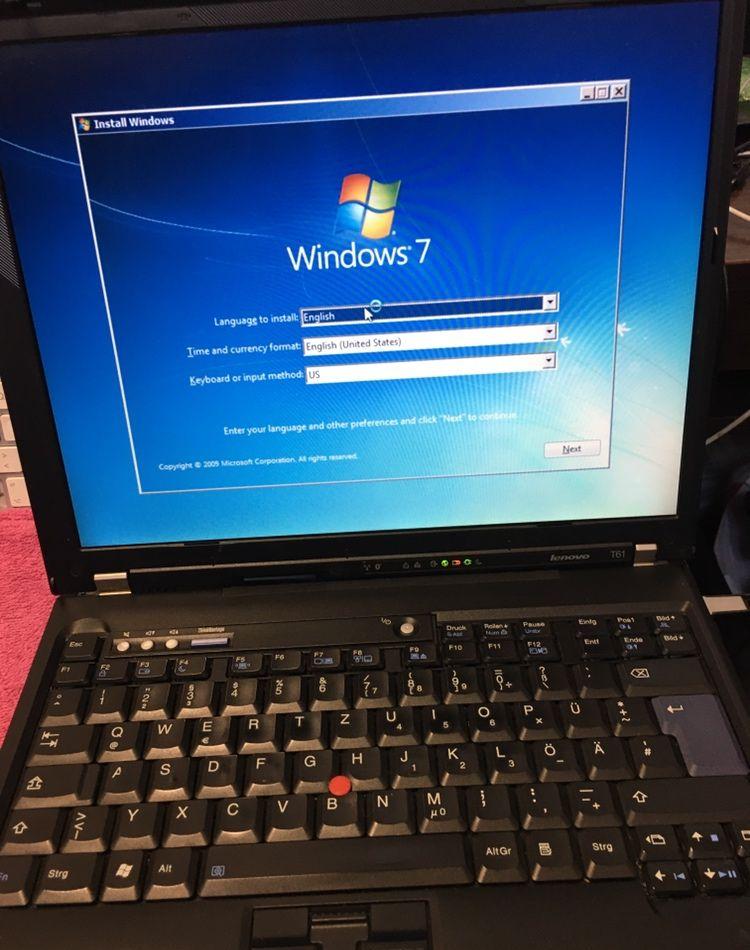 Laptop Lenovo ThinkPad T61
