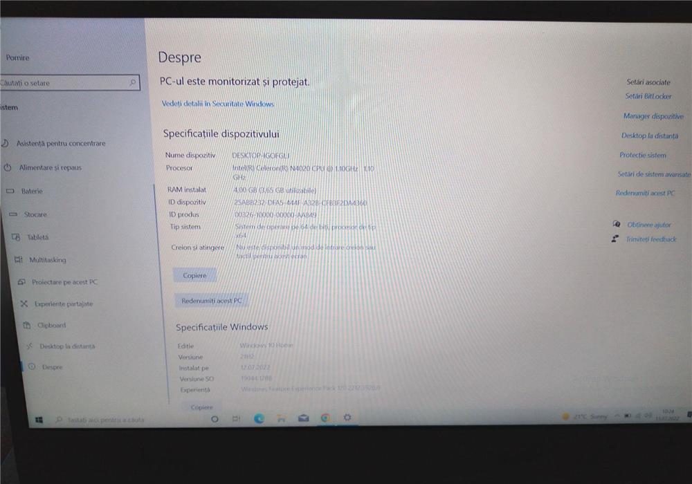 Laptop Nou Lenovo!