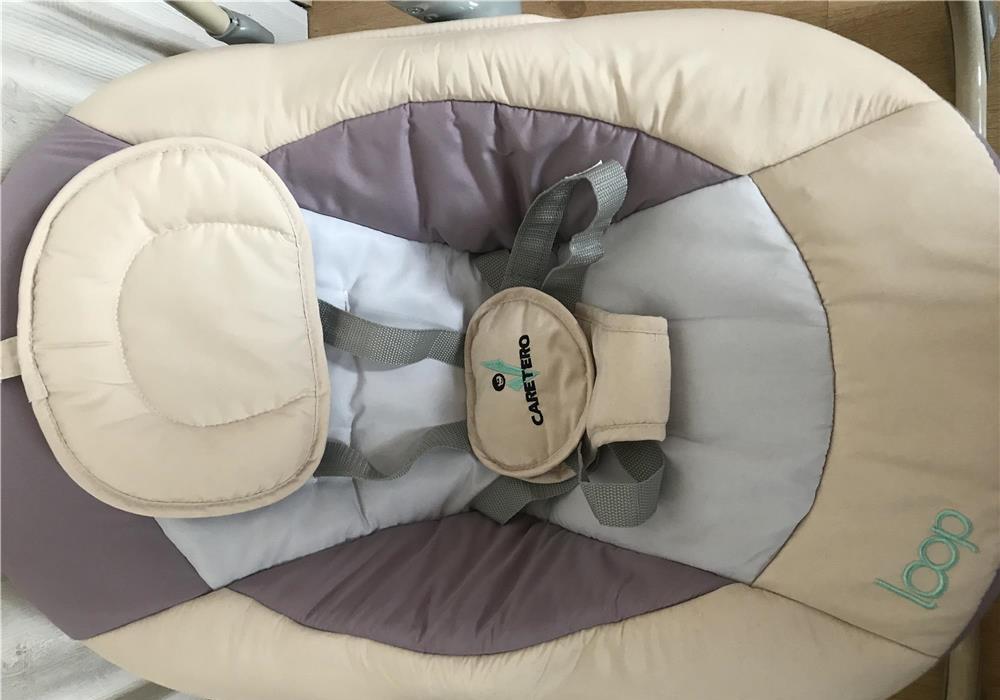 Leagăn electric cu telecomandă Caretero LOOP Beige