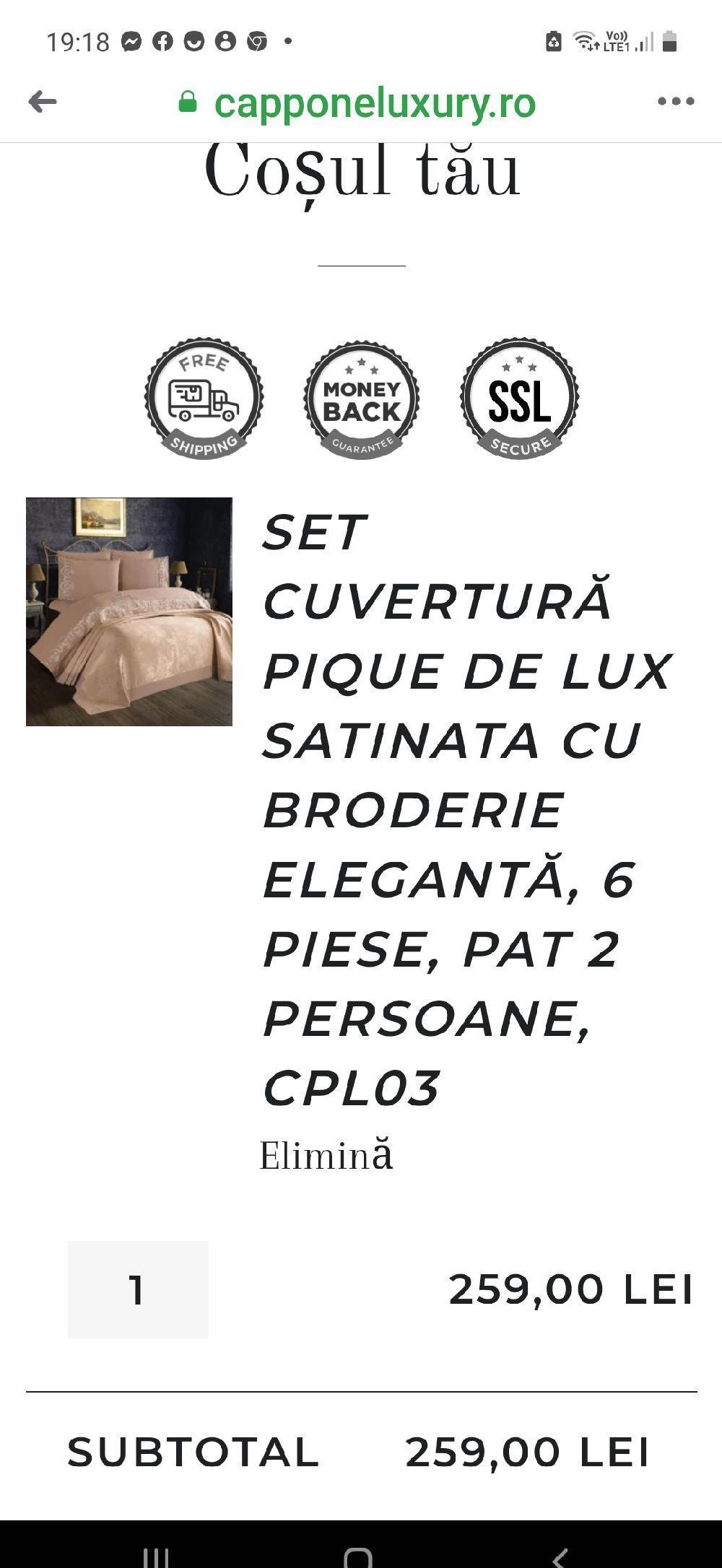 Lenjerii de pat 2 pers.din bumbac,saten cu broderie si cuvertura!