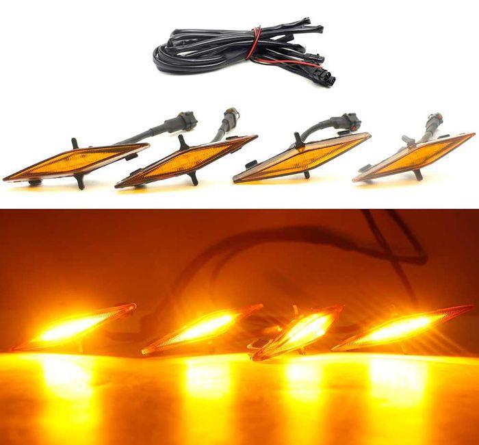 Lumini de zi pentru grila auto 12/24 V 4 buc