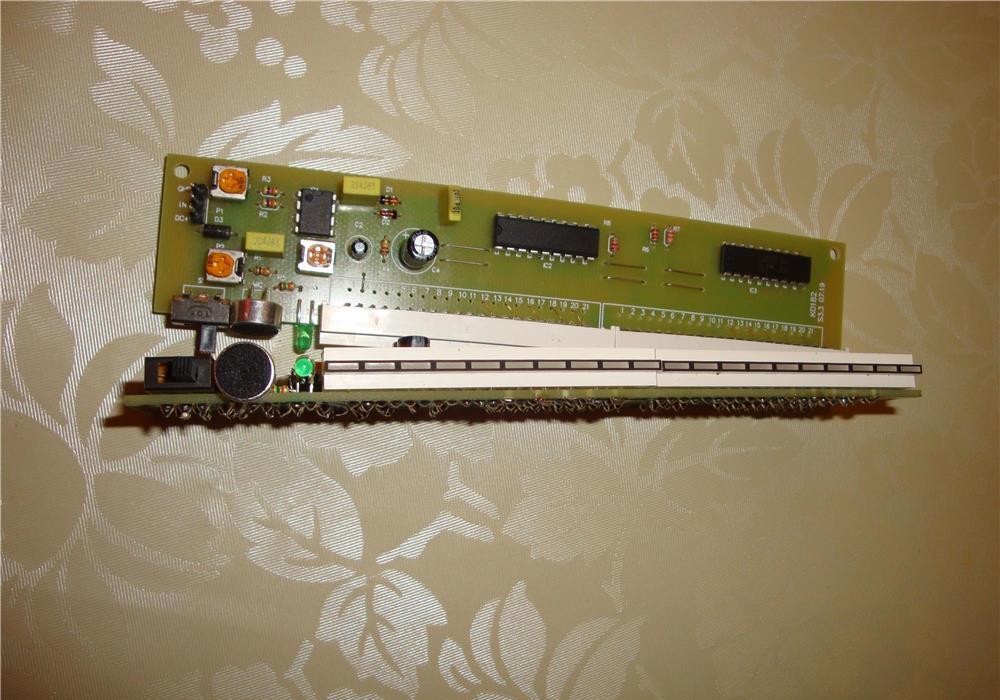 luminia dinamica ritmatica vu metru 16 led, alimentare 12v, microfon